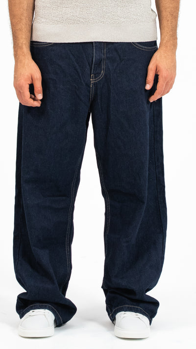Men’s Dark Blue Baggy Denim Jeans