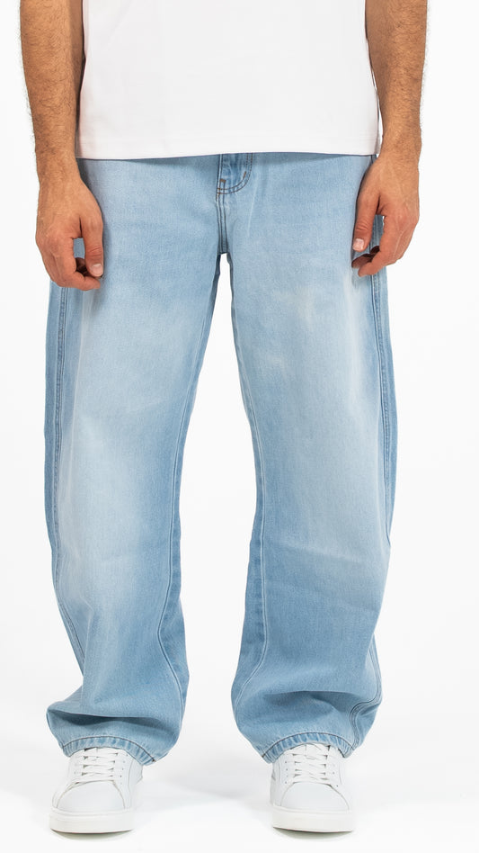 Men’s Light Blue Baggy Denim Jeans